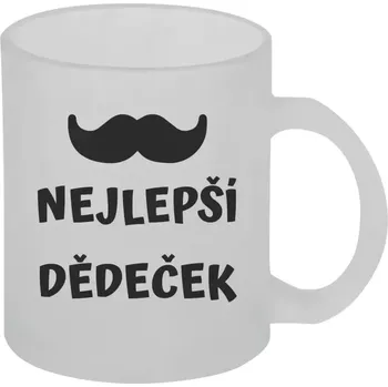 Hrnek 330 ml - skleněný matný Nejlepší dědeček
