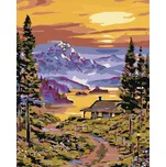 Diamondi Cesta k chatě u jezera 40 x 50 cm bez rámu