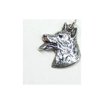 Přívěsek Stříbrný přívěsek pes vlčák - P310 (Stříbrný pes vlčák)