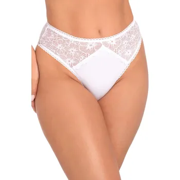 Oblečení a móda Dámské kalhotky 191 white - BABELL Bílá XL