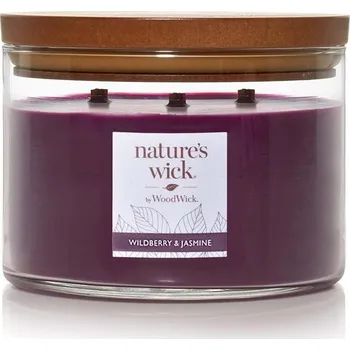 Svíčka Nature's Wick by WoodWick Vonná svíčka Wildberry & Jasmine, lesní plody, jasmín, 433 g&nbsp;38616
