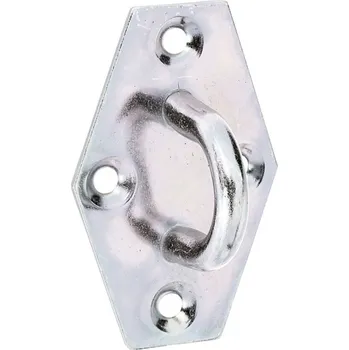 Vrut ALBERTS Oko petlice na destičce, pozink, 32x32x18