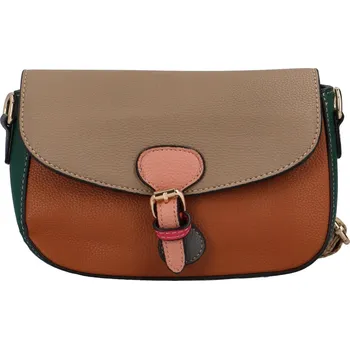 Kabelka Trendy malá dámská koženková crossbody Susana,khaki