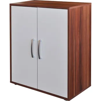 Komoda Idea nábytek Prádelník s dvířky 61501 ořech/bílá