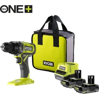 Ryobi ONE+ Aku vrtací šroubovák RDD18-2C20S, 18 V, 450/1750 ot./min. 5133005520