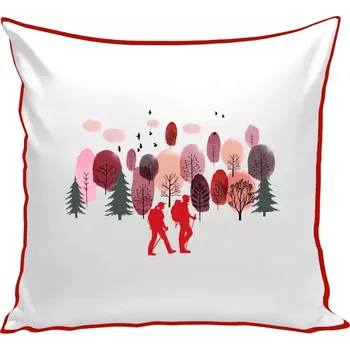 Polštář Polštář barevný 32x32 cm V lese