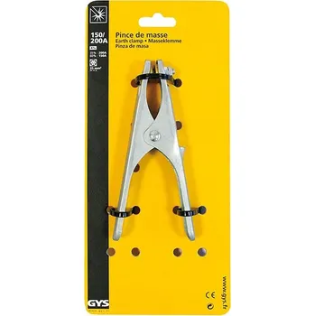 Hromosvod Gys Zemnicí svorka Croco A200.35, svařovací proud: 200 A, vhodné pro: zemnicí kabely o průřezu až 35 mm² 43107