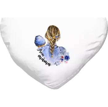 Polštář Polštář srdce 40x35 cm Jsem máma - chlapeček