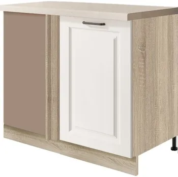 Kuchyňská skříňka Fadome Dolní rohová kuchyňská skříňka Smart 25D, pravá Zvolte korpus: Borovice andersen