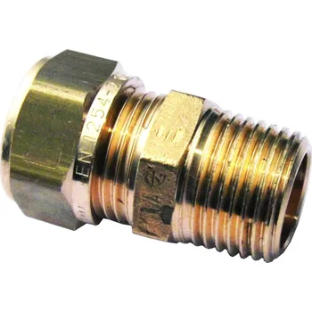 Vodovodní potrubí General Fittings Svěrná spojka, 3/4" × 22 mm, s vnějším závitem 1N0001H052200G