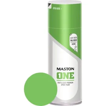 Barva ve spreji Barva ve spreji, akrylátová, zelená světlá lesklá 400ml (RAL 6018)