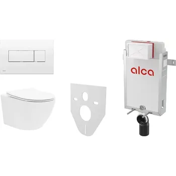 Klozet Alcadrain 1 - Set modul 5v1 Alcadrain RIMLESS AM115/1000-M370-M91-A604-WC_LaVilla AM115SET5V1CAL