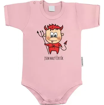 Kojenecký body Dětské body s krátkým rukávem Jsem malý čertík