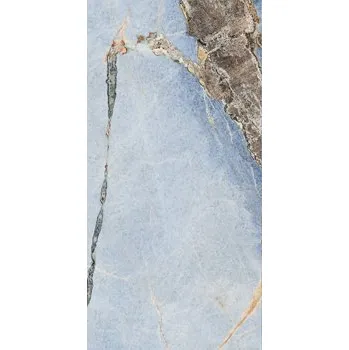 The Room Onice Aragosta - dlažba rektifikovaná 60x120 modrá matná, plastické žíly ONI AR6 12 LPM