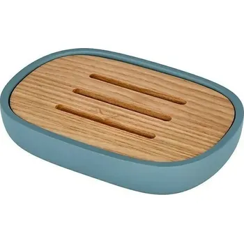 Mýdlenka Venus Katta Mýdlenka, 24 × 92 × 132 mm, polyresin, bambus, modrá PL-4971-C-STONE BLUE-SD