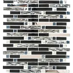 Mozaika Crystal Mix XCM GV878, 298 × 338 mm, sklo, kov XCM GV878