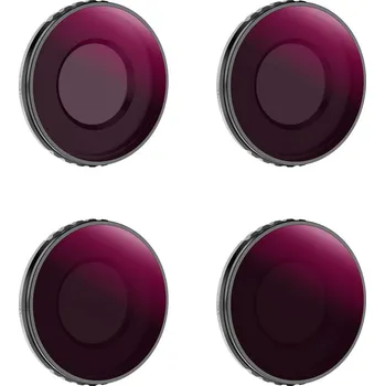 K&F Concept DJI Osmo Action 4 ND&PL Filter Kit ND8&PL+ND16&PL+ND32&PL+ND64&PL 4 Pack, Optical Glass