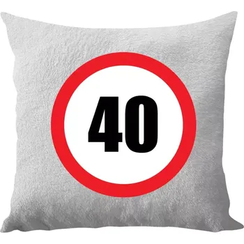 Polštář Polštář bílý 40x40 cm - dlouhý chlup Značka