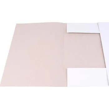 VICTORIA Desky s chlopněmi, bílé, karton, A4, VICTORIA ,balení 25 ks 24751