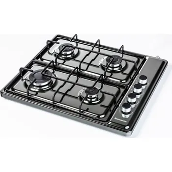 Varná deska Ravanson K-04BNG varná deska plynová černá