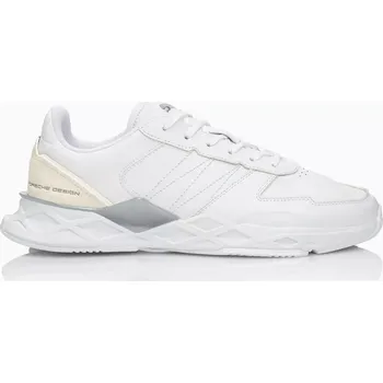 Pánská běžecká obuv PORSCHE DESIGN PWRPlate L Trainers Sportovní kožená městská obuv bílá (Exkluzivní kožené tenisky PWRPlate s měkkým polstrováním a vysokou stabilitou.)