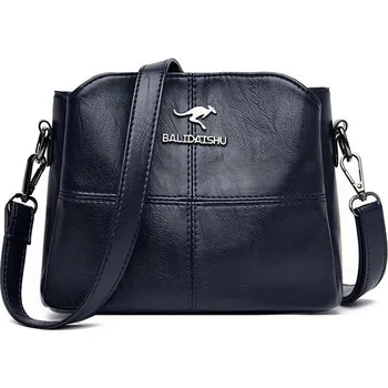 Prostorná kabelka crossbody Barva: Modrá