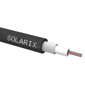 Kabel SOLARIX Univerzální kabel CLT Solarix 08vl 50/125 LSOH Eca OM3 černý SXKO-CLT-8-OM3-LSOH 70294083