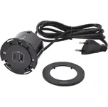 Vestavná zásuvka USB A+C černá Incara Disq 60 Legrand 654731