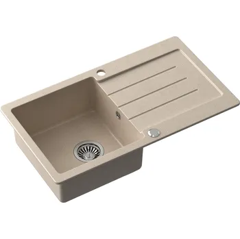 Granitový dřez Quadron Johnny dřez graniteq 77x44 cm béžová HCQJ7744BEZK