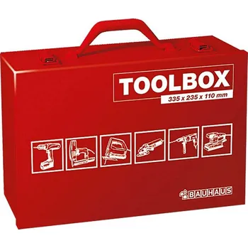BAUHAUS Kufr na nářadí, 33,5 × 23,5 × 11 cm, hmotnost: 1,5 kg 50071-0110-027
