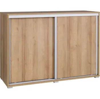 Komoda Maridex Komoda Cosmo 139 s posuvnými dveřmi Barevné provedení: Bílá