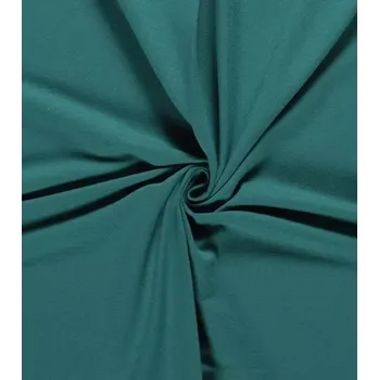 Metráž teplákovina počesaná jednobarevná petrol | RTex