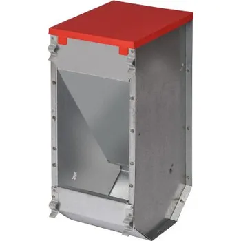 Krmítko pro ptáka Zásobník na granule a zrno - pozinkovaný, 1 kg