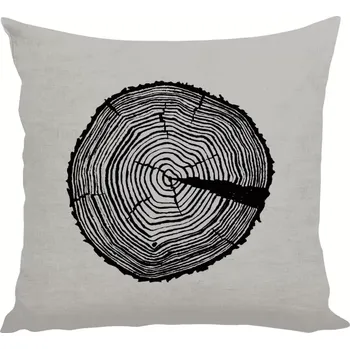 Polštář Polštář lněný 40x40 cm Pařez