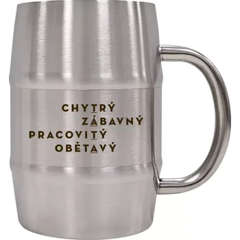 Sklenice Nerezový chladicí půllitr Táta - křížovka