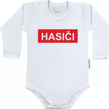 Kojenecký body Dětské body s dlouhým rukávem Hasiči