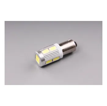 Autožárovka LED žárovka 2ks 12V 4W BA9s čirá 11745