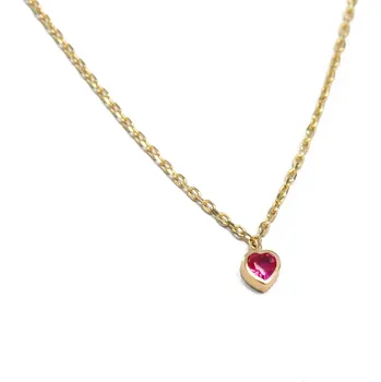 Šperk Stuchlík zlatý náhrdelník srdce 2384