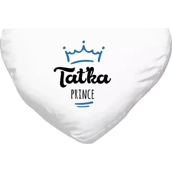 Polštář Polštář srdce 40x35 cm Taťka prince