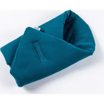 Tulimese Zavinovačka pro panenku MINI VÝBĚR BARVY/MATERIÁLU: MUŠELÍN PETROLEJOVÝ