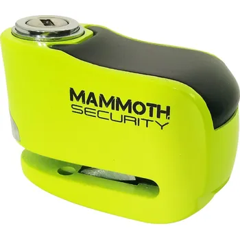 Motozámek Mammoth Security Gremlin zámek na kotouč s alarmem Fluo žlutá LODALM03