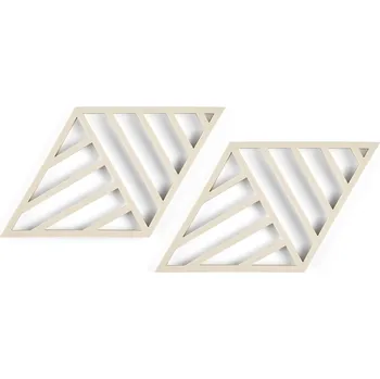 Úložný box Zone Denmark, Podložky pod hrnce Rhombus Lines krémové 2 ks - Formadore