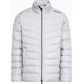 Pánská softshellová bunda PORSCHE DESIGN Light Packable Jacket Odlehčená prošívaná bunda popelavě šedá (Lehká, sbalitelná prošívaná bunda od Porsche Design. Tato sportovní, voděodpudivá bunda má vysoce kvalitní úpravu a výplň z vláken UNIFI.)