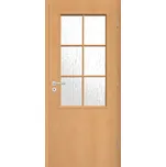 Classen Natura Interiérové dveře 2/3 sklo, 80 P, 846 × 1985 mm, fólie, pravé, buk, prosklené 4360038010