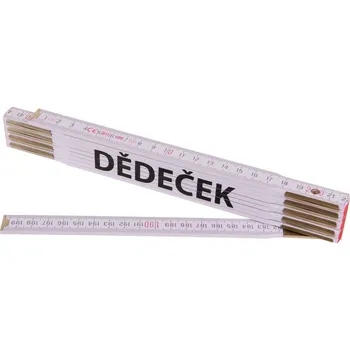 metr Metr skládací, 2m, dřevěný, PROFI, "DĚDEČEK"