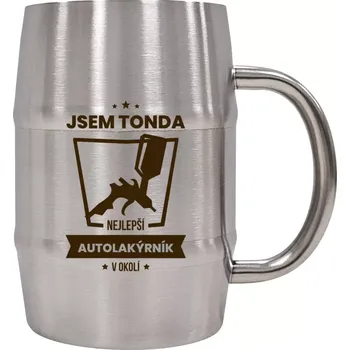 Sklenice Nerezový chladicí půllitr Nejlepší v okolí - autolakýrník