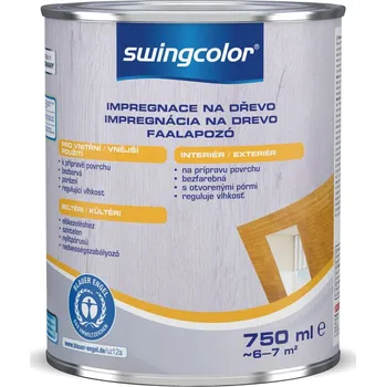 barva a nátěr na dřevo Swingcolor Impregnace dřeva, bezbarvá, 750 ml 6423.T0750.0000