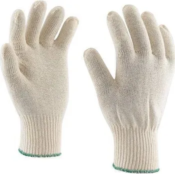 Pracovní rukavice Ochranné rukavice, bílá, pletené, bavlněné, vel. 11-es, C2/11 ,balení 10 ks