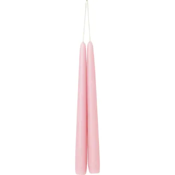 Svíčka Vysoká zúžená svíčka 24 cm pár Orchidejově růžová, IHR ▪ Kč 100 ️ - Luxurytable.cz IHR