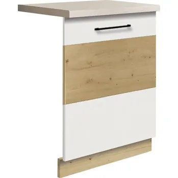 Fadome Dvířka na vestavnou myčku 60 cm, kuchyň Infinity Barevné provedení: Infinity - latte lesk, wood, Zvolte korpus: Dub artisan